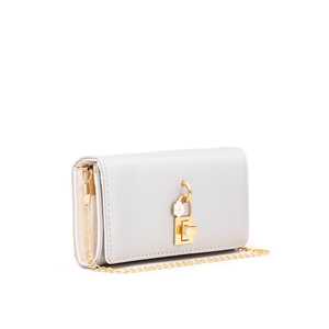 กระเป๋าและเคสเครื่องสำอางกระเป๋าสตางค์ P70782แบบลำลองสีเงิน - Product Image 2