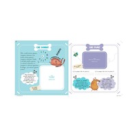 Libro de Registro de Palabras Cotidianas para Bebés y Mascotas Estilo Edicart, Educativo, Colorido, con Cubierta Acolchada de Espuma, para Niños, 2 Artículos