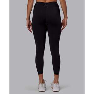RXD Seamless Compression <b>Leggings</b>-<b>Low</b>-<b>Rise</b> 7/8 Length Breathable Black XS-XXL - Product Image 4