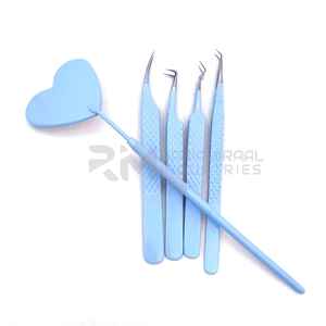 Pinzas para Extensión de Pestañas RMI Personalizadas de 90 Grados, Punta de Fibra, Acero Inoxidable, Antiestáticas, Diseño Duradero - Opción de Logotipo Personalizado - Product Image 6