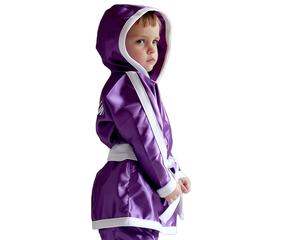 ชุดคลุมชกมวยคุณภาพสูง ชุดฝึกซ้อม MMA รับผลิตตามแบบ OEM พร้อมโลโก้สั่งทำ สำหรับผู้หญิงและเด็ก ผ้าโพลีเอสเตอร์ระบายอากาศได้ดี MELSFIT SPORTS MS-BR-27 - Product Image 3