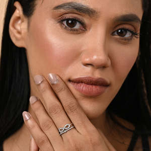 Anillos de Plata de Ley 925 de Primera Calidad para Mujer, Chapados en Rodio, con Diamantes de Circonio, Anillo con Incrustaciones de Números para Hombre - Product Image 3