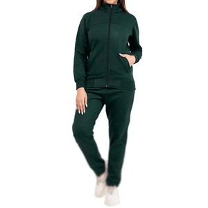 Ensemble de survêtement vert menthe 2025 pour femme, sweat à capuche et pantalon, tenue de sport décontractée deux pièces, streetwear 2025 - Product Image 1