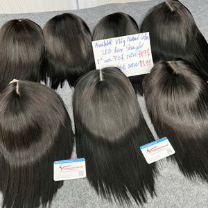 Perruques Bob de qualité supérieure, extensions de cheveux humains, textures lisses, raie au milieu, dentelle transparente, prêtes à être expédiées, perruque vietnamienne - Product Image 5