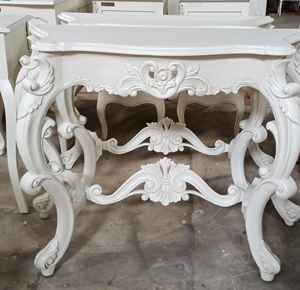 เฟอร์นิเจอร์ไม้ห้องนั่งเล่นคลาสสิกโต๊ะคอนโซลสไตล์ฝรั่งเศส - Product Image 2