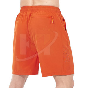 Shorts de sport pour hommes de haute qualité, best-sellers, 100% polyester, respirants, séchage rapide, taille haute, cordon de serrage, poches, usage décontracté - Product Image 2
