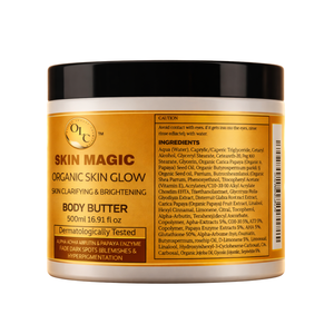 Manteca Corporal Orgánica Aclarante e Iluminadora con Alfa Arbutina y Enzima de Papaya, Dermatológicamente Probada, 500 ml - Product Image 5