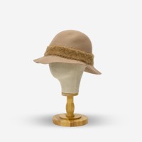 Sombrero Formal Premium para mujer, duradero y cómodo, Cloche de fieltro suave, elegancia Vintage para la temporada de invierno, tamaño adulto