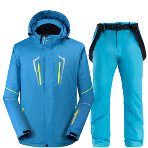 Venta al por mayor impermeable invierno frío a prueba de viento hombres de talla grande de alta calidad Venta caliente cálido grueso chaqueta de esquí pantalones de esquí traje de esquí - Product Image 2