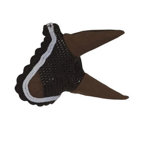 Filet d'oreille en crochet pour chevaux, voile anti-mouches de haute qualité, fait main, logo personnalisé, conception OEM, vente en gros, bonnets anti-mouches pour courses de chevaux - Product Image 3