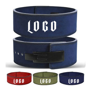 Cinturón de gimnasio Levantamiento de pesas Cuero de vaca Palanca Hebilla Cinturones de levantamiento de pesas compresión workoutgym Accesorios - Product Image 2