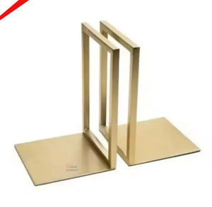 Sujetalibros de Calidad Exclusiva 2026, de Metal, Chapado en Oro, de Aluminio Fundido, Soporte para Libros de Escritorio - Product Image 1