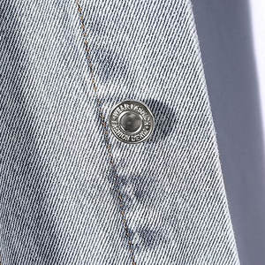 แจ็คเก็ตยีนส์ผ้าแคนวาสทรงเข้ารูปคุณภาพสูงสั่งตัดพิเศษ คอตั้ง ผ้าฝ้าย 100% สำหรับฤดูหนาว เป็นมิตรกับสิ่งแวดล้อม ผลิตในประเทศปากีสถาน - Product Image 4