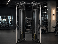SK Appareil de musculation multifonctionnel Smith Machine Cable Crossover 70kg Tout-en-un pour centre de fitness et club