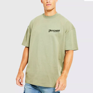 Camiseta Extra Grande para Hombre Peak Comfort, Corte Holgado, Estilo Urbano Moderno, Algodón Suave de Primera Calidad, Uso Diario - Product Image 1