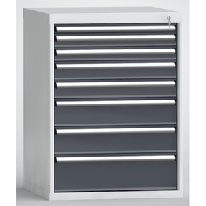 Armadio a cassetti armadio per attrezzi con estrazione totale SGB1000 1000 x 725 x 750 mm LxTxH 8 cassetti - Product Image 3