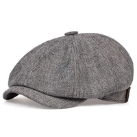 Hombres Mujeres Casual Newsboy Sombrero Primavera Otoño Retro Boina Sombreros Wild Casual Sombreros Unisex Wild Octagonal Cap