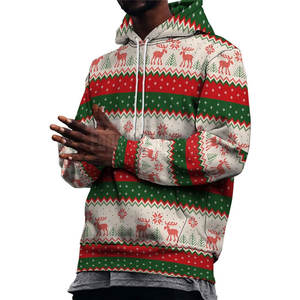 Sudaderas CON CAPUCHA DE Navidad para hombre Diseño térmico único Material de algodón 100% ligero y duradero para el invierno - Product Image 3