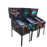 Machine de jeu vidéo d'intérieur, flipper virtuel d'arcade avec lumières LED et musique, 110V/220V, 1-2 joueurs, à vendre