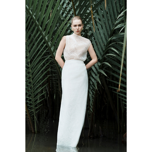 WHITE ANT <b>Midi</b> Women's <b>Skirt</b> ALETHEA ASYMMEKIC <b>SKIRT</b> With Side <b>Slit</b> 72%Viscose 28%Polyester Summer Clothes For Women Spring - Product Image 1