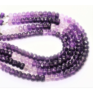Cuentas de Amatista Natural de Calidad Superior, Forma Redonda Facetada, 5-7 mm, Calidad AAA, Cuentas de Piedras Preciosas de Amatista Púrpura Cortadas a Mano - Product Image 5