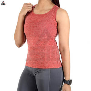 Débardeur de sport pour femme, léger, avec logo personnalisé sur le devant, en coton, coupe basse, ample, sans manches - Product Image 6