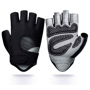 ถุงมือหนังนีโอพรีนสำหรับยกน้ำหนักปรับแต่งโลโก้ได้ - Product Image 3