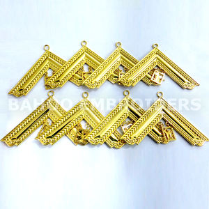 MASONIC CRAFT REGALIA OFICIALES COLLAR JOYA CHAPADO EN PLATA-JOYA JUNIOR WARDEN - Product Image 4