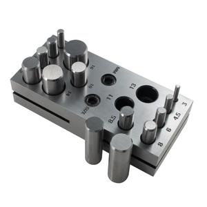 Coupe-disque de 12mm à 25mm avec 5 poinçons pour les formes de cœur avec poignée outils de fabrication de bijoux - Product Image 6