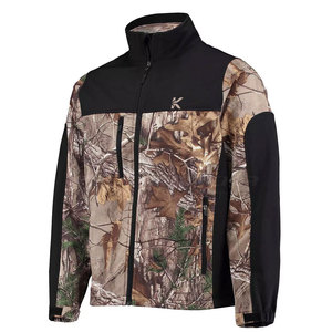 Veste d'hiver softshell pour homme, col montant, durable, chaude, légère, coupe-vent, respirante, écologique, pour le quotidien, les voyages et les activités de plein air - Product Image 2