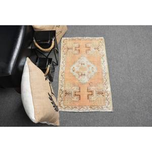 Alfombra Vintage de Lana Turca Naranja y Beige, Tejido Plano, Diseño de Retazos, Decoración para Sala de Estar, Respaldo de Látex, 4m de Ancho - Product Image 3