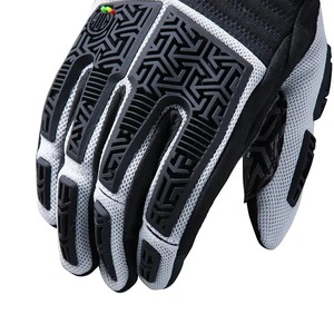 Gants de travail en cuir de vache de haute qualité Construction Sécurité Écran tactile Gants de travail d'entraînement tactique - Product Image 2