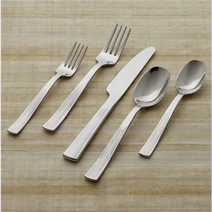 Ensemble de coutellerie en acier inoxydable plaqué argent cuillère et fourchette - Product Image 4