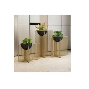 Vase à fleurs en métal aluminium poli design personnalisé Pot de fleurs décoratif maison & jardin enduit de poudre - Product Image 5