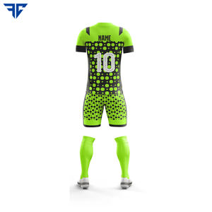 Camiseta de fútbol unisex profesional para hombre, tejido sublimado de secado rápido, nombre personalizado, kits de equipos deportivos para jóvenes - Product Image 3