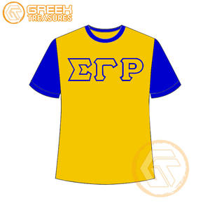 Venta al por mayor Sigma Gamma Rho mujeres camiseta hermandad ropa algodón Jersey alta calidad transpirable camiseta mujeres ropa griega - Product Image 2