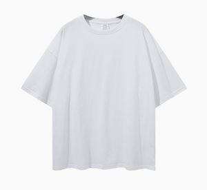 Camiseta de gran tamaño a granel de peso pesado OEM, camiseta lisa con estampado de logotipo personalizado, Camiseta de algodón en blanco de manga corta, envío DDP - Product Image 4