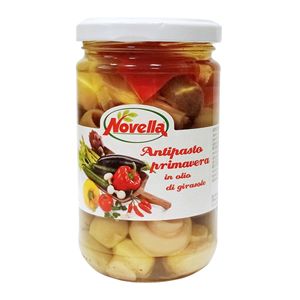 Novella Spring Antipasto Verdure in Scatola 314 ml X 12 Pezzi - Product Image 1