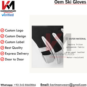 Gants de ski d'hiver haut de gamme pour femmes et hommes, coupe-vent, imperméables, thermiques, compatibles avec les écrans tactiles, antidérapants, pour le ski, le snowboard et les activités de plein air - Product Image 4