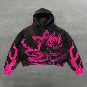 Sudadera con Capucha para Hombre de Talla Grande para Impresión Personalizada, Sudadera de Algodón Grueso de Lujo - Product Image 5