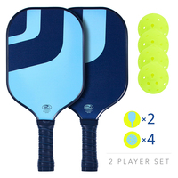 Pala de Pickleball Ligera de 5 Días de Garantía, Fabricada por OEM, para Principiantes, Fácil Control, Fibra de Carbono, Núcleo de EVA, Punto Dulce Grande, Venta al por Mayor