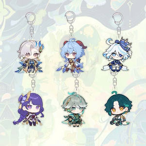 Porte-clés en acrylique transparent pour personnage d'anime, jouet durable et vibrant pour les fans et les collectionneurs - Product Image 1