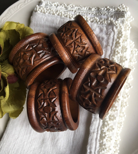 ที่ใส่ผ้าเช็ดปากไม้ทำมือคุณภาพพรีเมียม สำหรับร้านอาหาร คาเฟ่ โรงแรม และตกแต่งโต๊ะอาหารที่บ้าน - Product Image 1