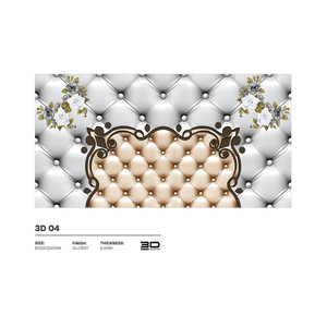 Baldosa de Porcelana Esmaltada Pulida de 600x1200 mm, Baldosa de Porcelana Esmaltada Blanca para Sala de Estar - Product Image 3