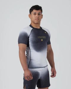 Extensible dans 4 sens Respirant lisse 80% Polyester 20% spandex élasthanne rash guards pour BJJ MMA et Sports wear compression shirts - Product Image 4