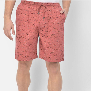 Ropa de verano con bolsillos laterales High Street Fashion cintura elástica Anti Pilling Pantalones cortos duraderos para hombres - Product Image 5