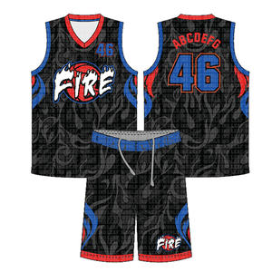 2024 maillots de basket-ball réversibles Cool ensemble de vêtements de sport pour jeunes personnalisés pour garçons BSCI Polyester respirant grande taille conçu été - Product Image 1