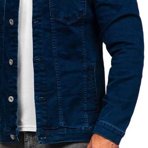 Chaqueta vaquera de alta calidad para hombre, personalizable y superventas, diseño antiarrugas de tendencia superior, excelente fabricante - Product Image 2