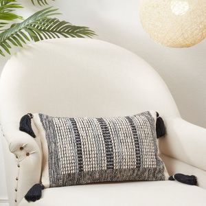 Modern Boho Outdoor <b>Pillow</b> Cover Hot Selling Unique Handwoven Decorative <b>Throw</b> <b>Pillow</b> with Tassel Vintage Pattern From ITHL - Product Image 1