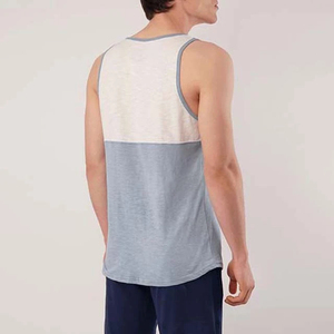 Camiseta sin Mangas para Hombre Harry Johnson, Color Azul Claro, Cuello Redondo, Tejido de Punto, Color Sólido, Estilo Casual Vintage, Secado Rápido, Ecológica - Product Image 2